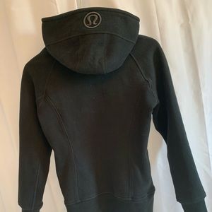 Lululemon black fleece Scuba hoodie